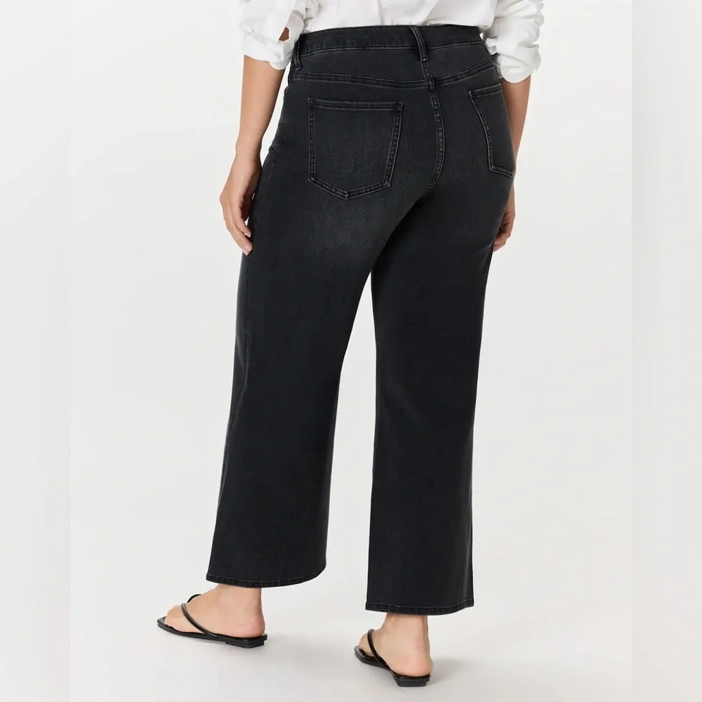 Quince Bella jeans in washed black size 30 28in length - Picture 2 of 2